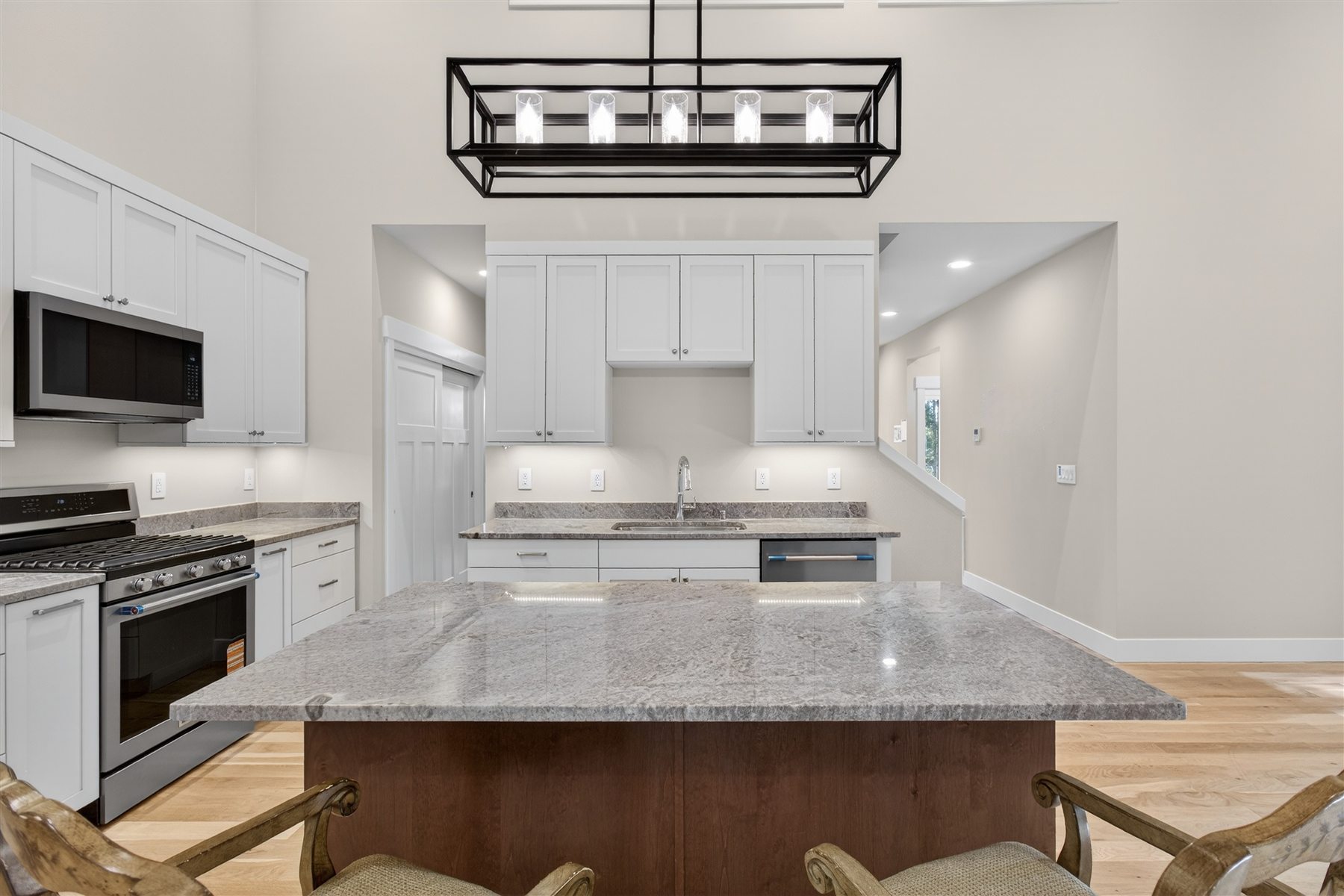 Bright kitchen and living space photographed by Memento Imagery