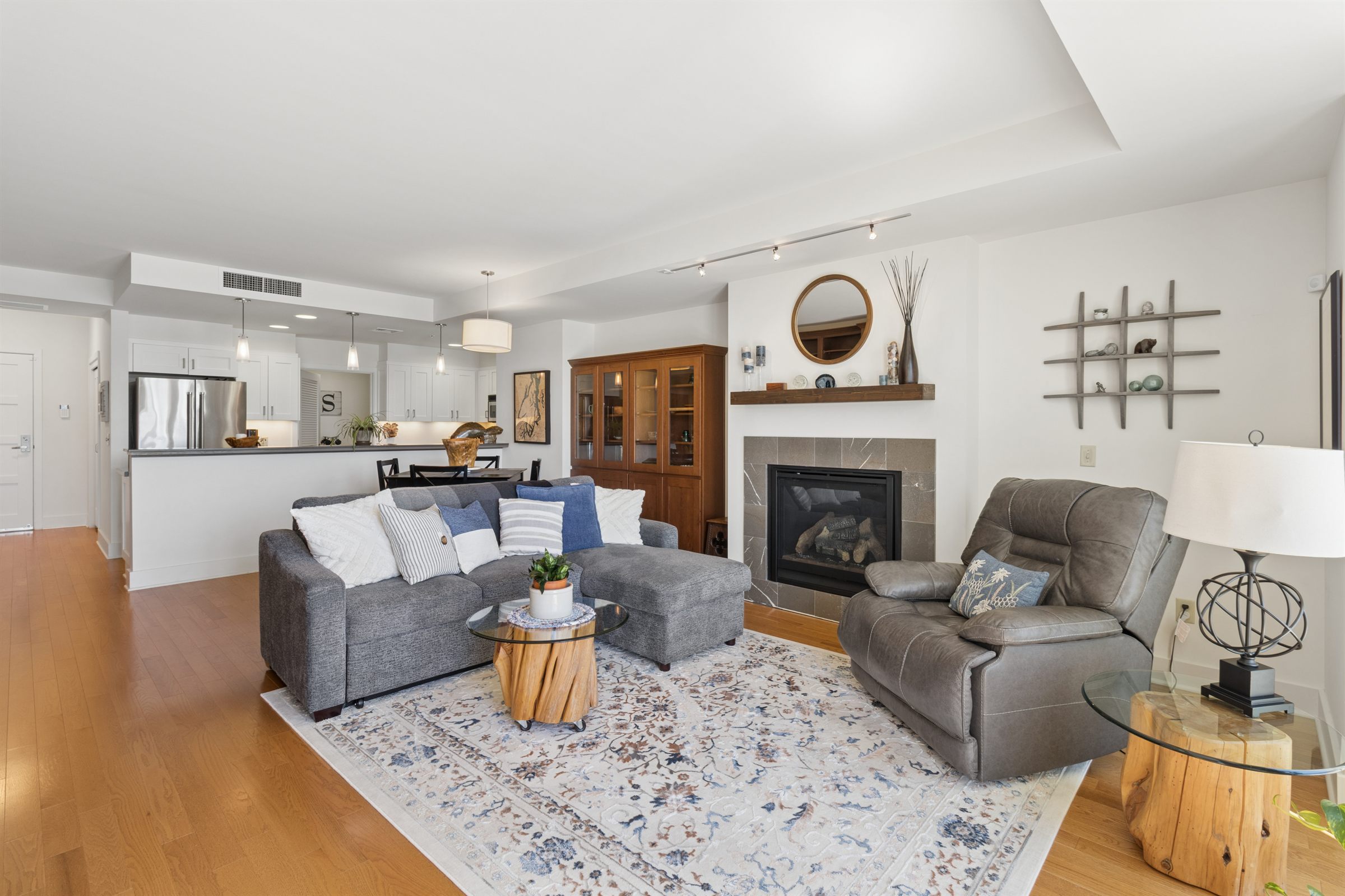 Living room real estate photo by Memento Imagery